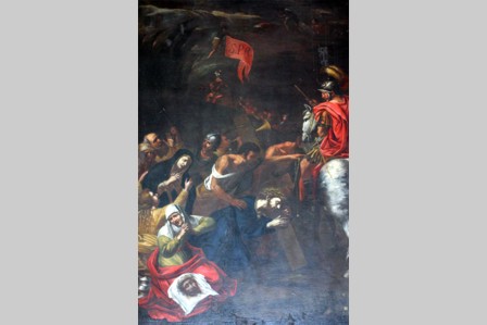 Giuseppe Tomasi - Spasimo (Gesù cade sotto la croce) (1653-54)