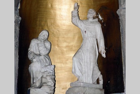 Gruppo marmoreo San Francesco e Frate Leone - Gagini